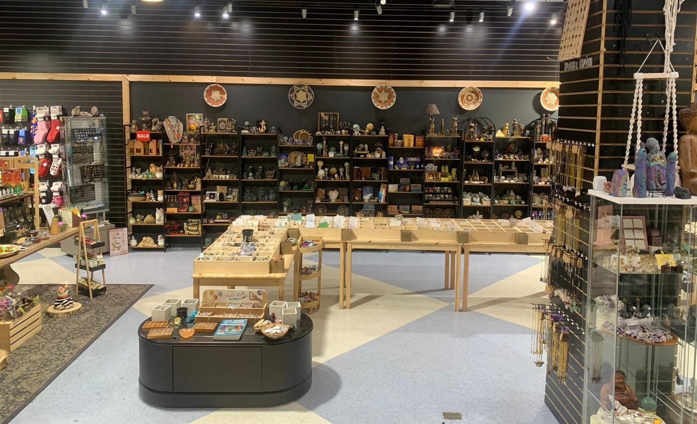 Elegant Stone — full store interior panorama